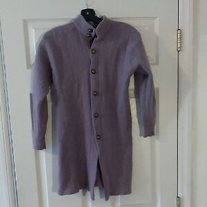 Women's Elegant Purple Sweater Jacket